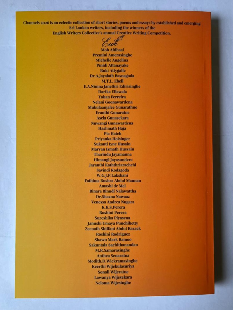 Channels – 2026 – Back cover Channels – 2026 – Back cover